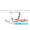 Ocean ( P02442 + P02472 ) - Bộ Tách Thủy Tinh Ocean Caffe  Espresso 70ml ( Đĩa + Tách ) | Nhập Khẩu Thái Lan