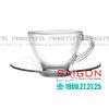 Ocean ( P00671+ P00640 ) - Bộ Tách Thủy Tinh Ocean Cosmo Tea Cup 230ml ( Đĩa + Tách ) | Nhập Khẩu Thái Lan