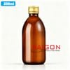 Chai Tròn Bầu Hỗ Phách 250ml  | Chai thủy tinh nắp nhôm