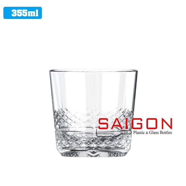 Ocean P04263 - Ly Thủy Tinh Ocean Matter Fresh Double Rock Glass 355ml | Nhập Khẩu Thái Lan