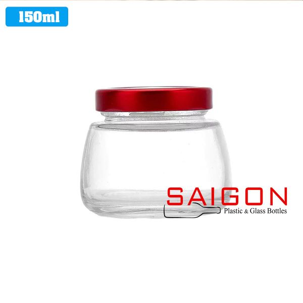 Hũ Thủy Tinh Sen Béo Đựng Yến 150ml