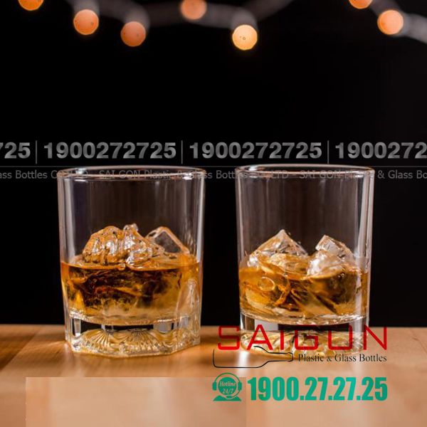 LG-143509 - Ly Thủy Tinh Lucky Diamond Rock Glass 255ml | Nhập Khẩu Thái Lan