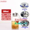 Chai Tròn Trụ 150ml  | Chai thủy tinh Nắp Dây