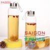 Chai Tròn Trụ 300ml  | Chai thủy tinh Nắp Dây