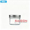 Hũ Đáy Nhỏ 100ml Nắp Nhôm P72 | Hũ Thủy Tinh Nắp Nhôm