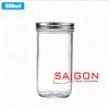 Hũ Đáy Nhỏ 650ml Nắp Nhôm P82 | Hũ Thủy Tinh Nắp Nhôm