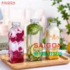 Chai Vuông Cao 500ml | Chai thủy tinh nắp nhôm