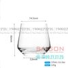 Deli DCS3003-2 - Ly Thủy Tinh Deli Lexinton Rock 370ml | Thủy Tinh Cao Cấp