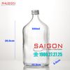Chai Dẹp Cổ Cao 500ml | Chai thủy tinh nắp nhôm