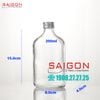 Chai Dẹp Cổ Cao 200ml | Chai thủy tinh nắp nhôm