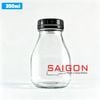 Chai Vuông Lùn 350ml | Chai thủy tinh nắp nhựa