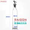 Chai Vuông Xịt Dầu 500ml | Chai thủy tinh nắp xịt dầu