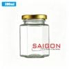 Hũ Lục Giác 180ml | Hũ Thủy Tinh Nắp Thiếc