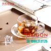 LG-311807.755 - Bộ Tách Thủy Tinh Lucky Stack Tea Cup Glass 202ml | Nhập Khẩu Thái Lan