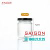 Hũ Trụ 100ml | Hũ Thủy Tinh Nắp Thiếc
