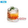 Deli KB148C - Ly Thủy Tinh Deli Whisky Rock 170ml | Chấm Tròn , Thủy Tinh Cao Cấp