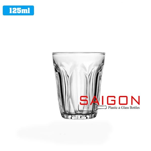 LG-100605(48) - Ly Thủy Tinh Lucky Lotus Rock Glass 125ml | Nhập Khẩu Thái Lan