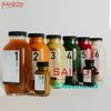 Chai Vuông Bát Giác 250ml  | Chai thủy tinh nắp nhôm