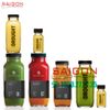 Chai Vuông Bát Giác 250ml  | Chai thủy tinh nắp nhôm