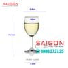 Ocean 1501W07 - Ly Thủy Tinh Ocean Classic White Wine 195ml | Nhập Khẩu Thái Lan