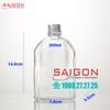 Chai Dẹp Vai Bầu 200ml | Chai thủy tinh nắp nhôm
