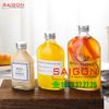 Chai Dẹp Cổ Cao 250ml | Chai thủy tinh nắp nhôm