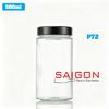 Hũ Trụ 500ml Nắp Thiếc Dày P70 | Hũ Thủy Tinh Nắp Thiếc