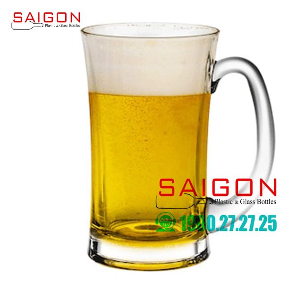 Ocean P00740 - Ly Thủy Tinh Ocean Lugano Beer Mug 330ml | Nhập Khẩu Thái Lan
