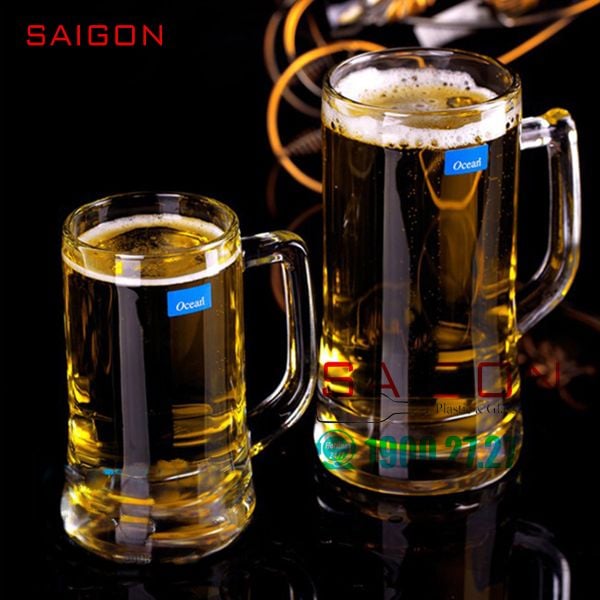Ocean P00843 - Ly Thủy Tinh Ocean Munich Beer Mug 640ml | Nhập Khẩu Thái Lan