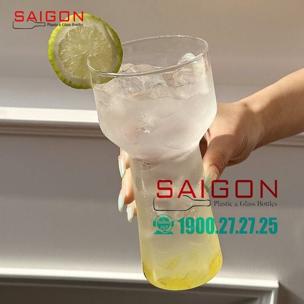 Deli DCS3460-2 - Ly Thủy Tinh Delisoga Symbio Cocktail Gin Glass 440ml | Thủy Tinh Cao Cấp