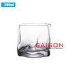 Deli ES7040 - Ly Thủy Tinh Deli Apple Green Wave Shiny Whisky Glass 280ml | Thủy Tinh Cao Cấp