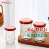 Hũ Thủy Tinh Sen Cao Sọc Đựng Yến 100ml