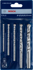 4-10mm Bộ mũi khoan tường 5 chi tiết Bosch 2608578155