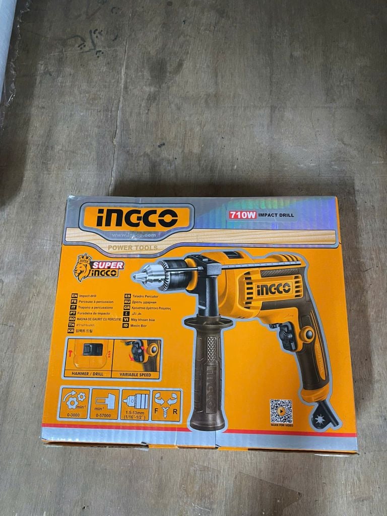 Máy khoan búa 710W INGCO MÁY ID7118E