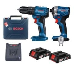 Bộ khoan vặn vít GDR 18V-215 & GSB 185-LI BOSCH MÁY 06019N20K4