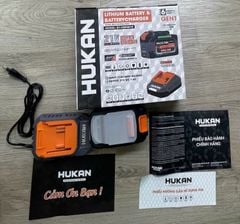 Combo pin 15 cells 6.0Ah + sạc 1.5Ah GEN1 HUKAN G1-CBP6015