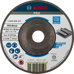 100 x 6 x 16mm Đá mài sắt Bosch 2608600017