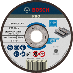 Đá cắt 100x2x16mm (sắt) - Best for Metal Bosch 2608600267
