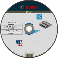 Đá cắt 230x3.3x22.2mm (sắt) - Expert for Metal Bosch 2608600274