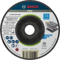 Đá mài linh hoạt 100x2x16mm (lnox) - Expert for Inox Bosch 2608620690