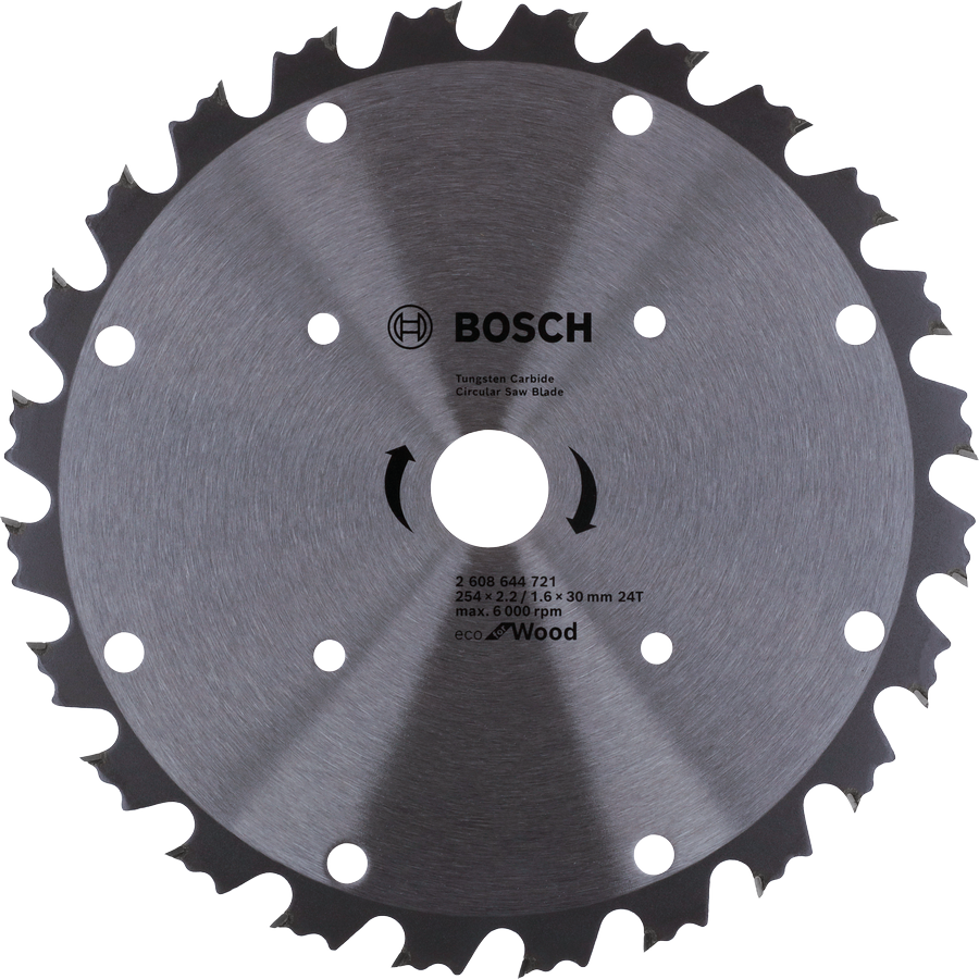 254x2.2/1.6x30mm Lưỡi cưa gỗ T24 CoolTeq Bosch 2608644721