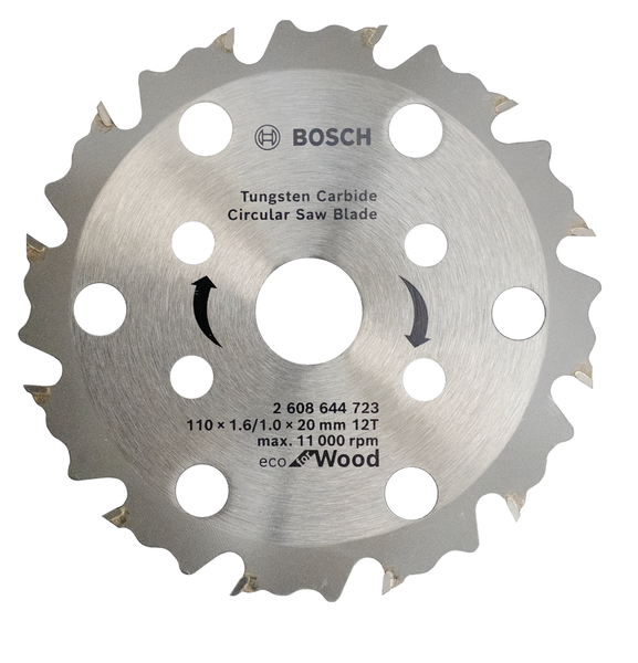 110 x 1.6/1.0 × 20 mm Lưỡi cưa gỗ T120 Bosch 2608644723