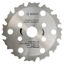 110 x 1.6/1.0 × 20 mm Lưỡi cưa gỗ T120 Bosch 2608644723