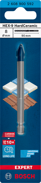 - Mũi khoan gạch cứng Hex-9 (8x90) (mới) 2608900592