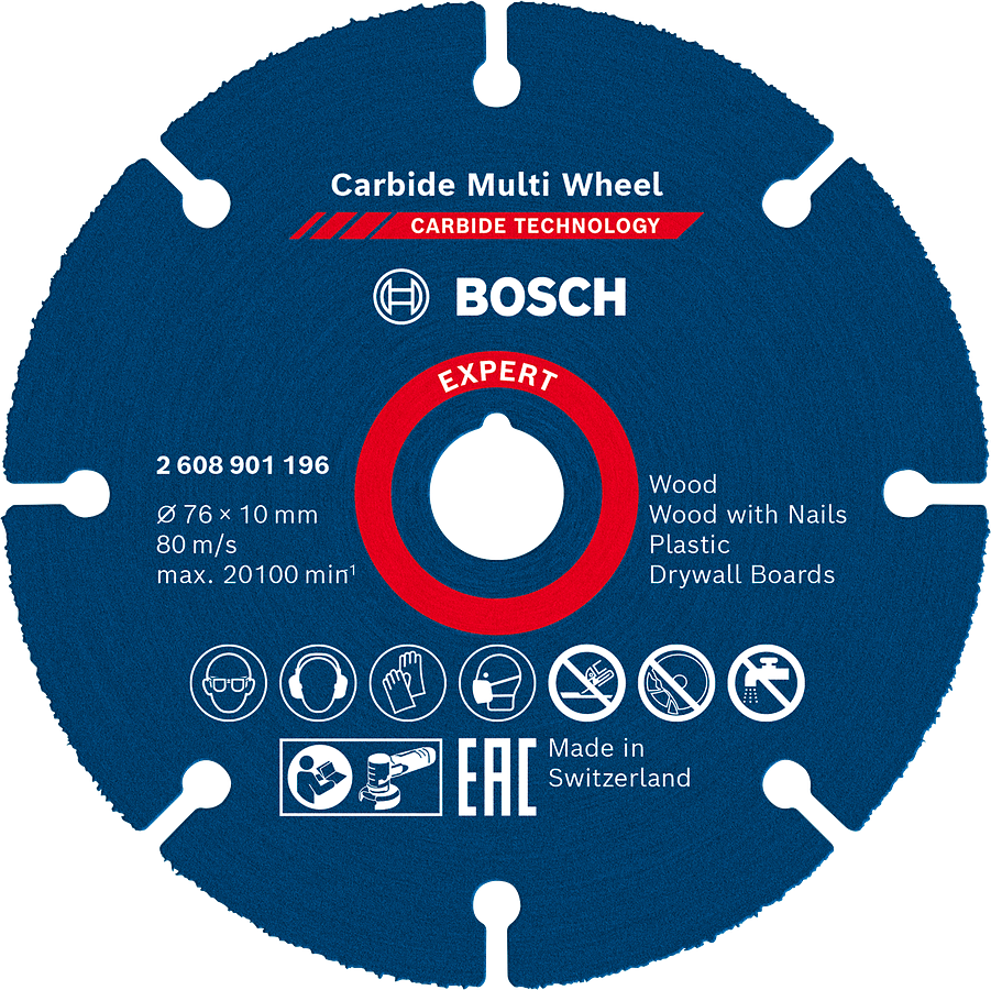 Đĩa cắt đa năng Bosch 2608901196 (76x10mm)