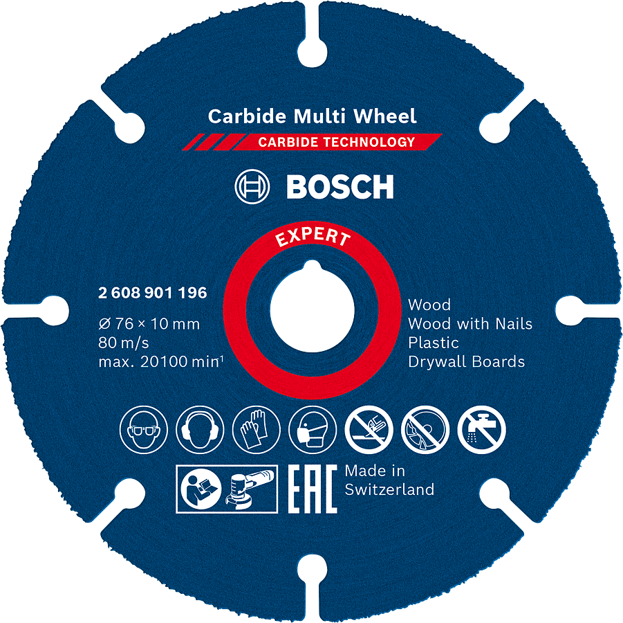 Đĩa cắt đa năng Bosch 2608901196 (76x10mm)
