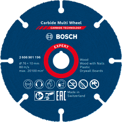Đĩa cắt đa năng Bosch 2608901196 (76x10mm)