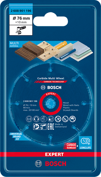 Đĩa cắt đa năng Bosch 2608901196 (76x10mm)