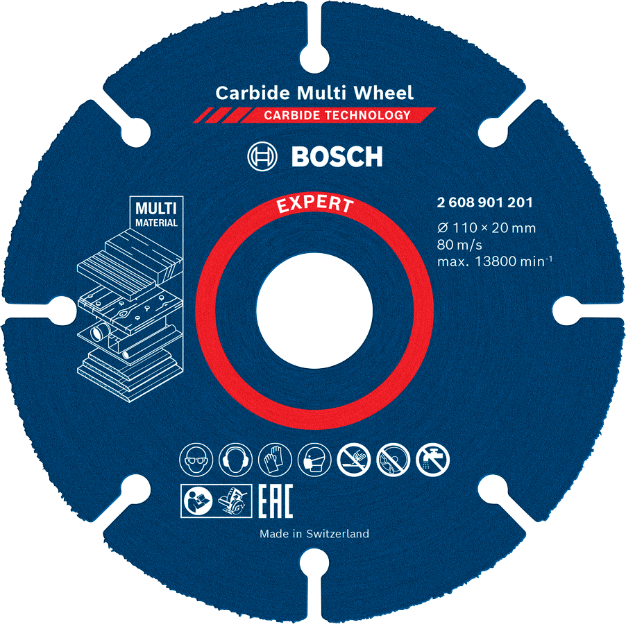 Lưỡi cắt gỗ đa năng Bosch 2608901201 (110x20/16x1.0mm)