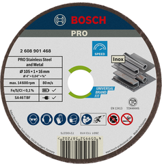 Đá cắt 105x1.0x16mm (inox) - Bosch Expert for Inox 2608901468